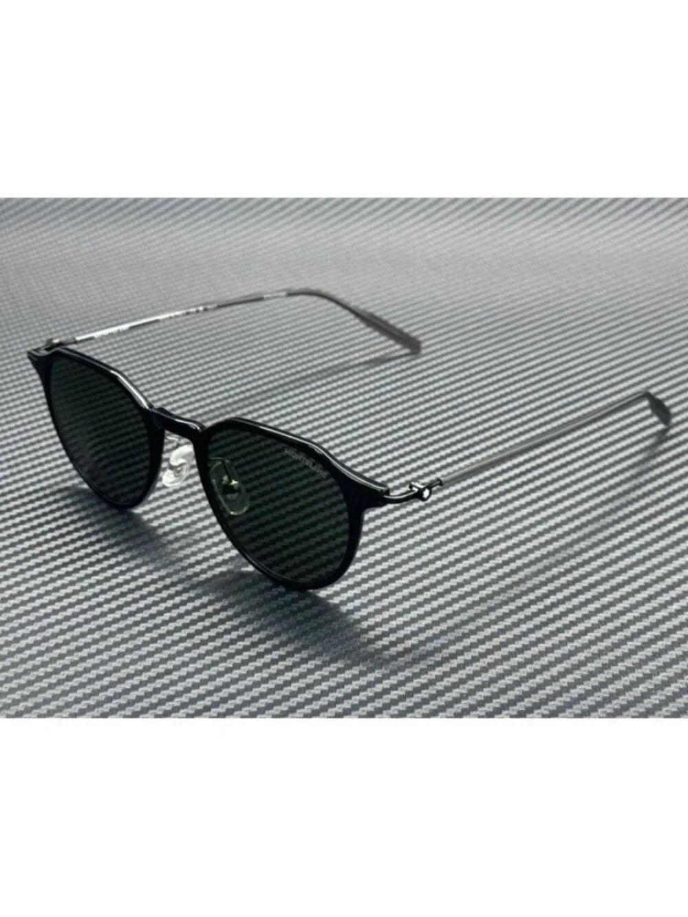 New Montblanc Men Black Sunglasses 49-20-145